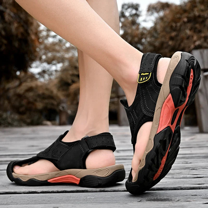 Elly - Herren Ledersandalen