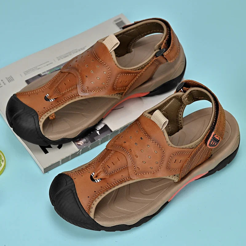 Elly - Herren Ledersandalen