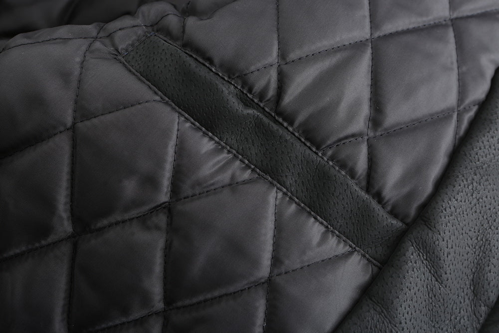 Liam – Lederjacke mit Kapuze