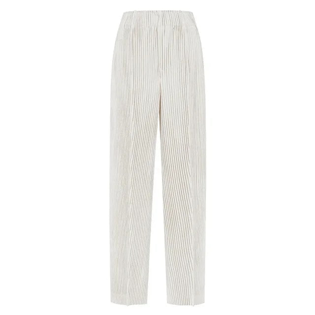 Exie - Gerade Hose mit hoher Taille