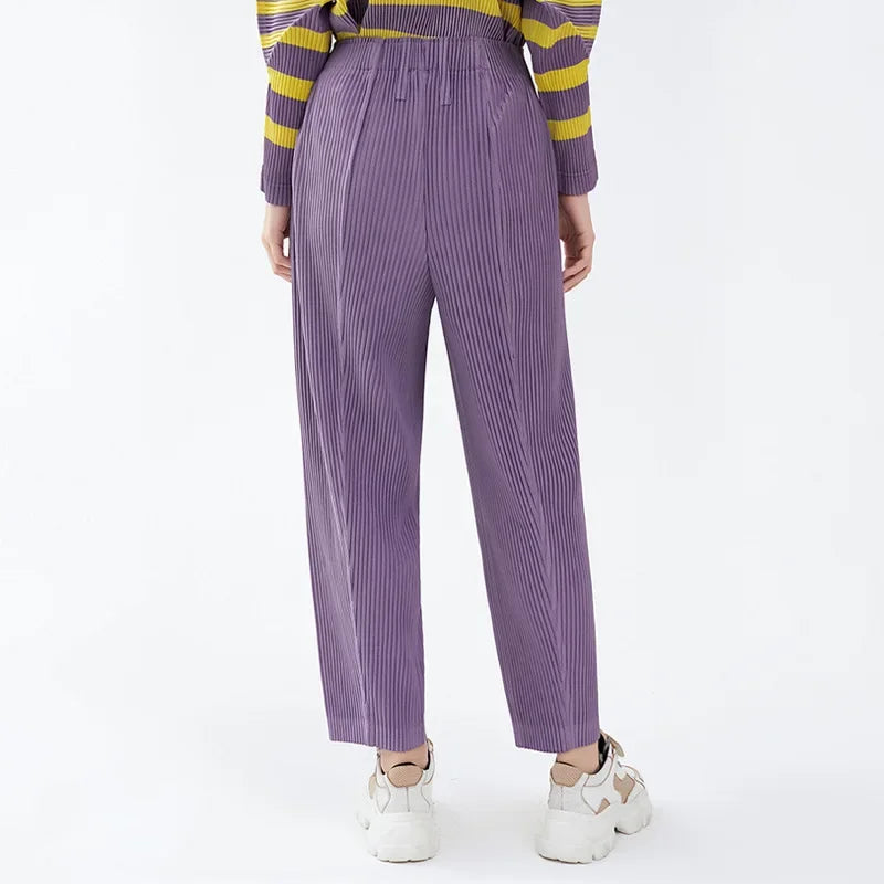 Exie - Gerade Hose mit hoher Taille