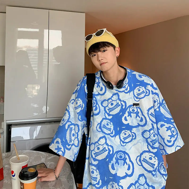 Greyson - Halbarm-Batik-T-Shirt