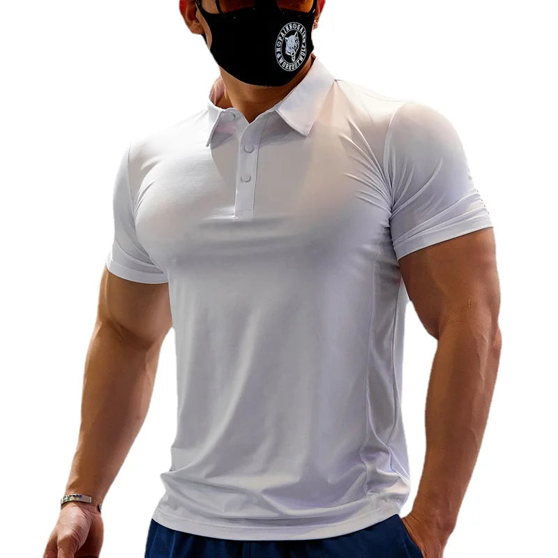 Max - Herren-Poloshirt mit lässigen Nähten und kurzen Ärmeln
