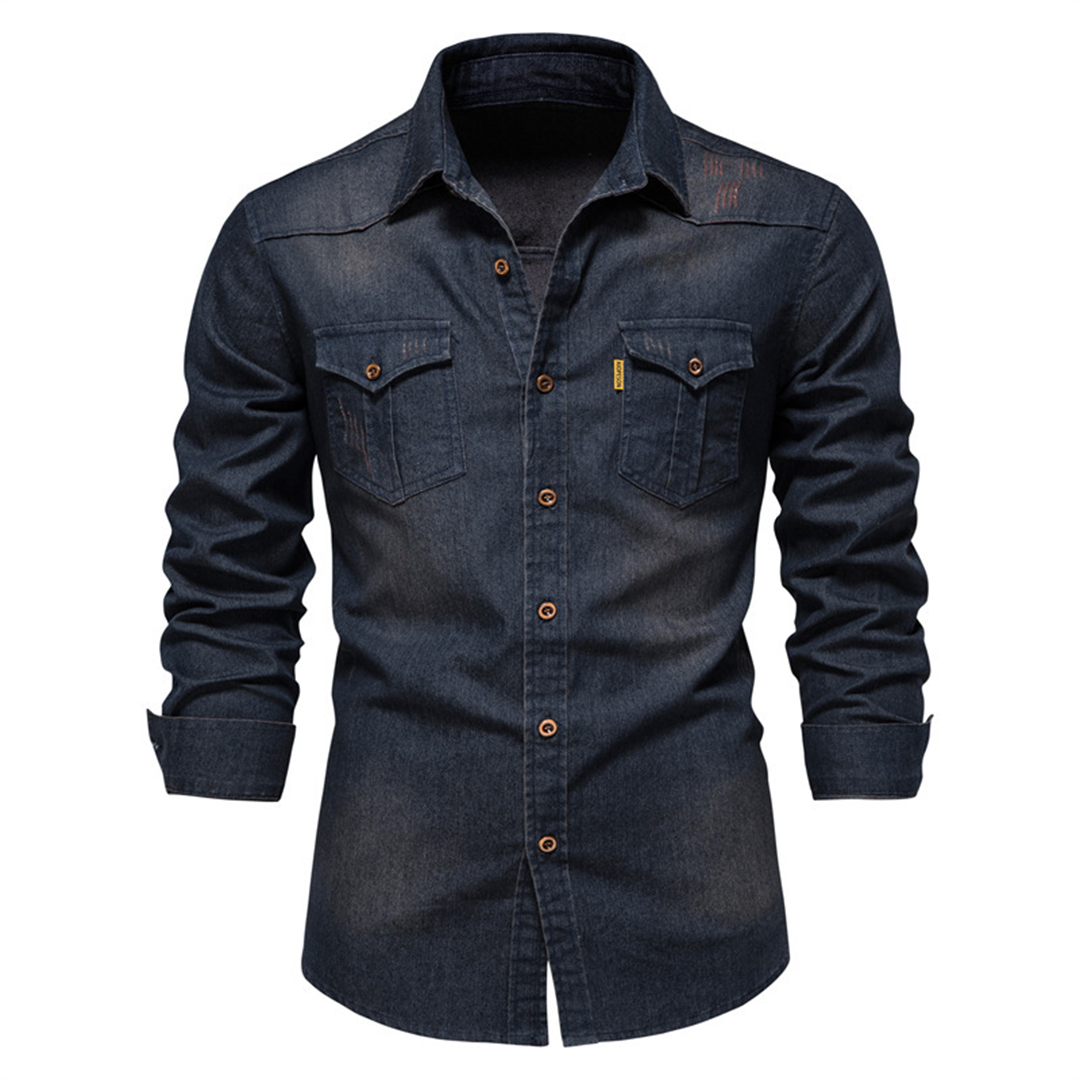 Webb - Elegantes Langarmhemd
