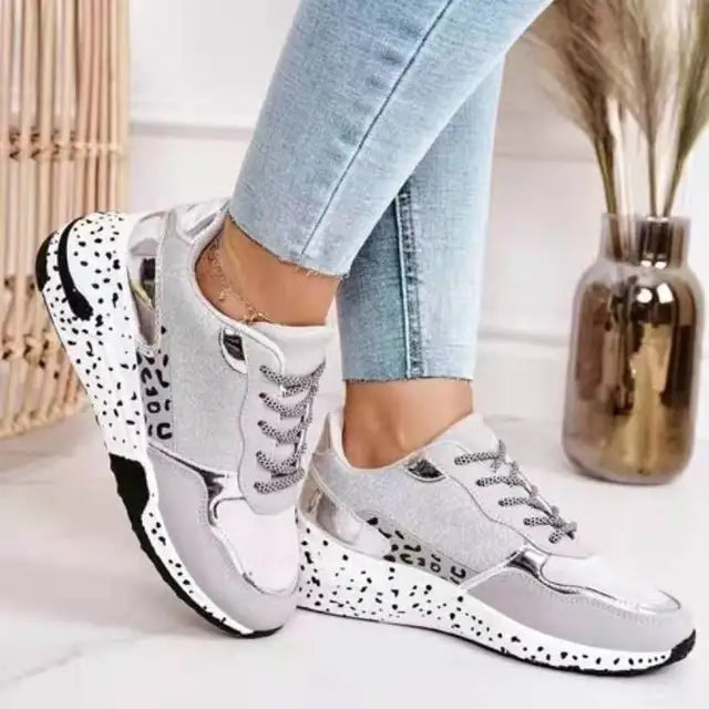 Lillymoda | Harper - Stilvolle Klobige Schnürsenkel Turnschuhe