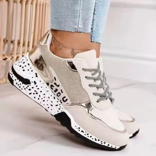 Lillymoda | Harper - Stilvolle Klobige Schnürsenkel Turnschuhe