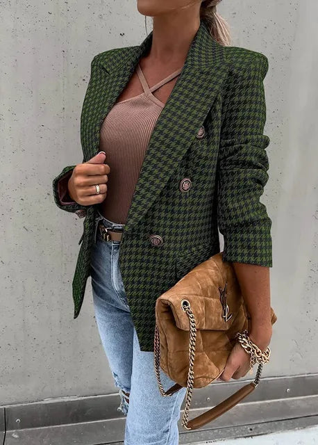 Elegante Jacken mit Karomuster für Herbst und Winter