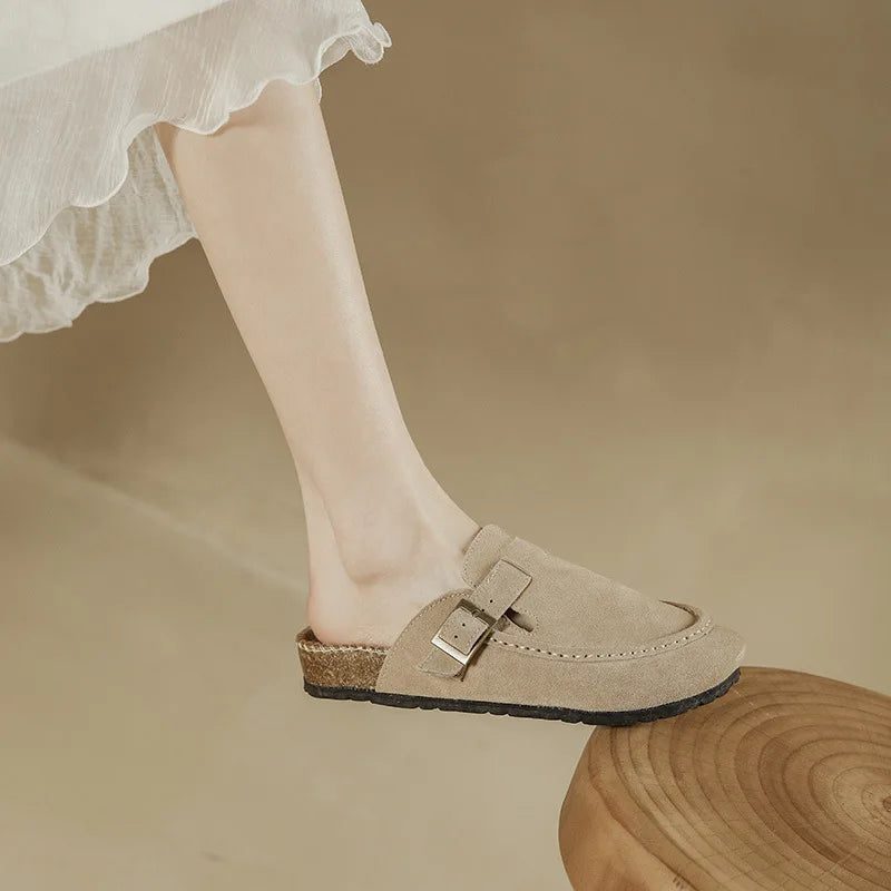 Cyndi - Sneakers aus hochwertigem Leder mit Korksohle