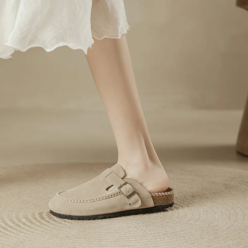 Cyndi - Sneakers aus hochwertigem Leder mit Korksohle