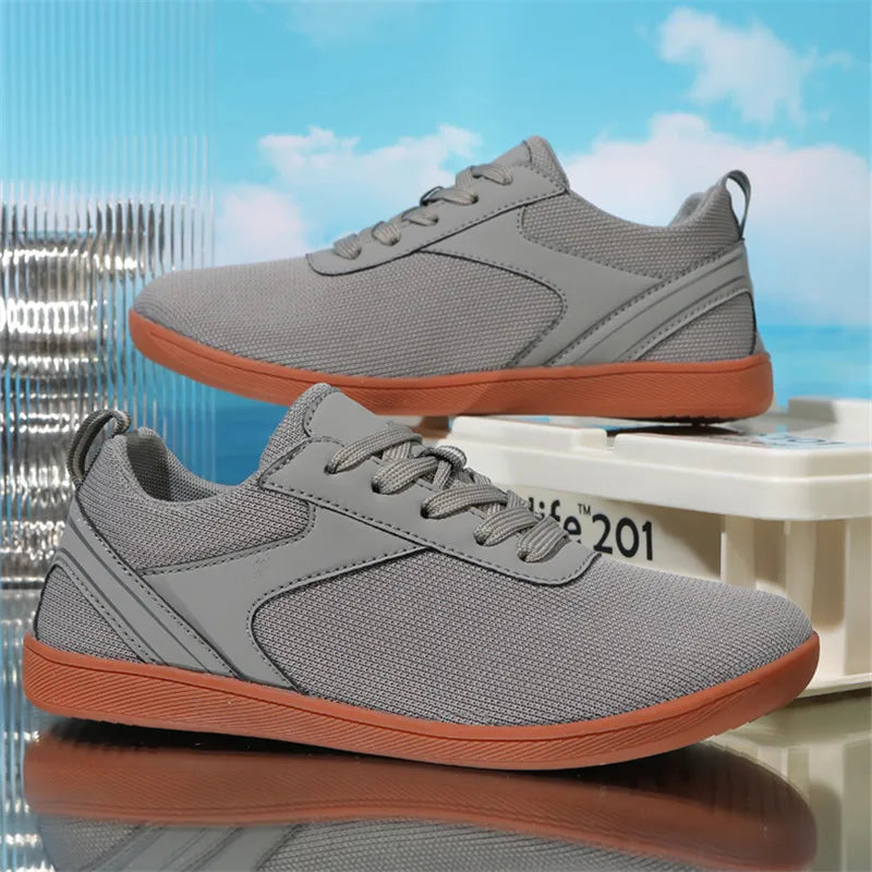 AirTech Herren Freizeitschuhe mit Atmungsaktivem Mesh und Anti-Rutsch-Sohle