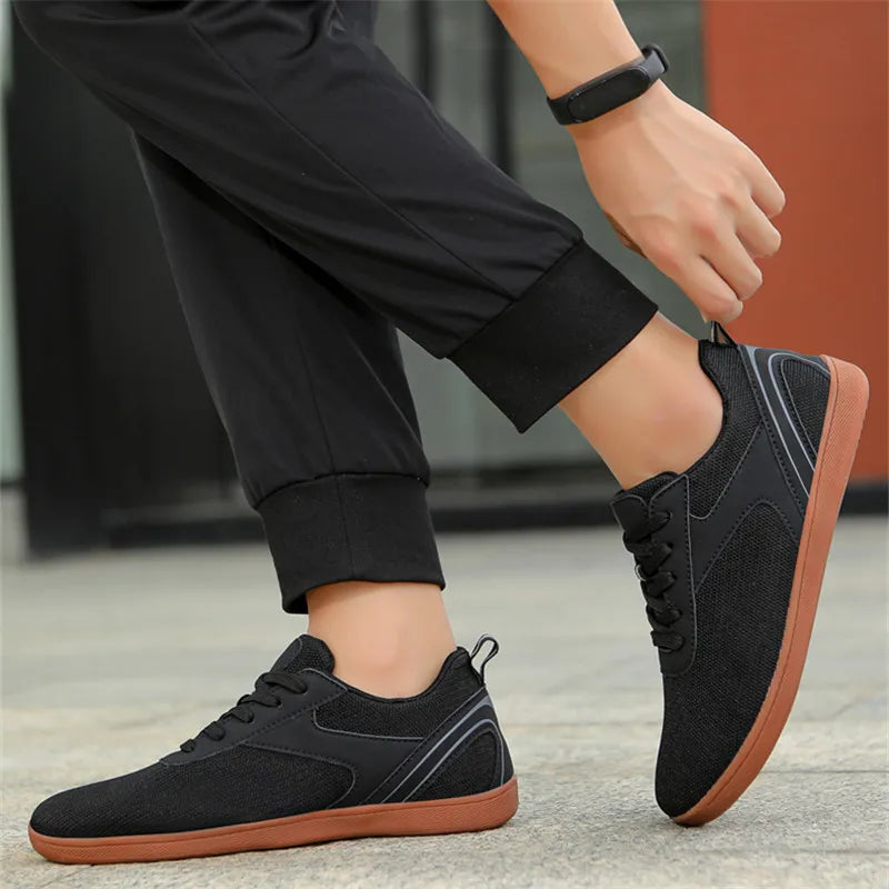 AirTech Herren Freizeitschuhe mit Atmungsaktivem Mesh und Anti-Rutsch-Sohle