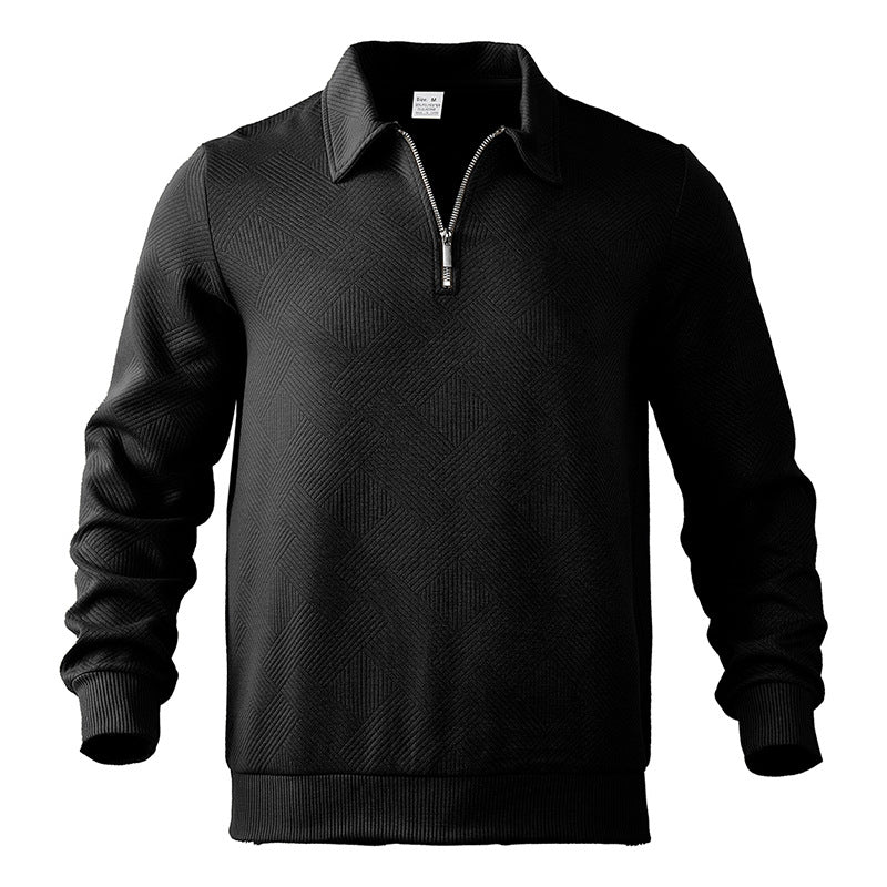 Polopullover | mit Reißverschluss