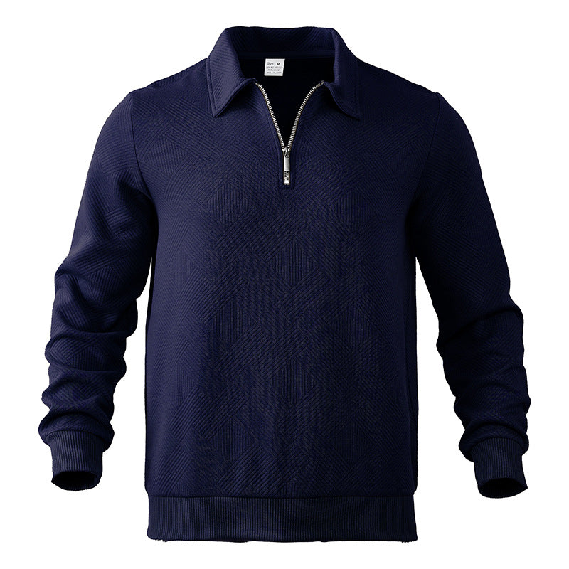 Polopullover | mit Reißverschluss
