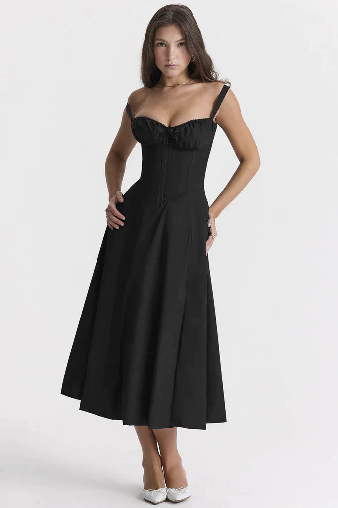 Lillymoda | Blakley - korsettiertes Blumen Sommerkleid