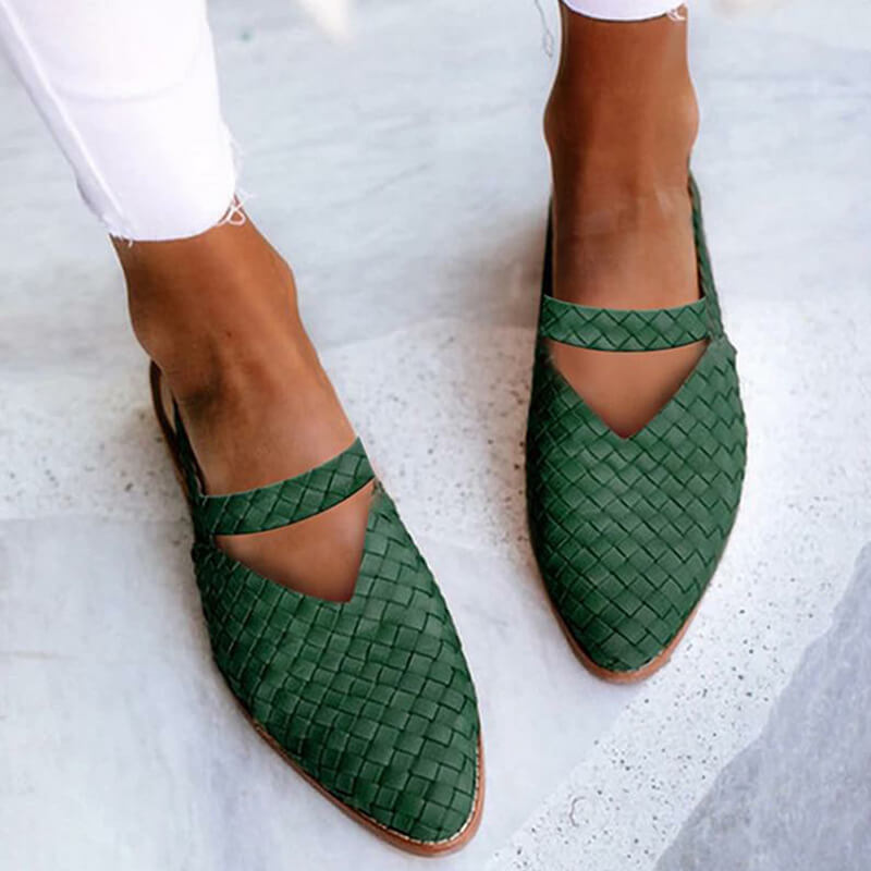 Lillymoda | Emmy - Spitzsandalen mit Niedrigem Absatz