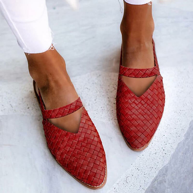 Lillymoda | Emmy - Spitzsandalen mit Niedrigem Absatz