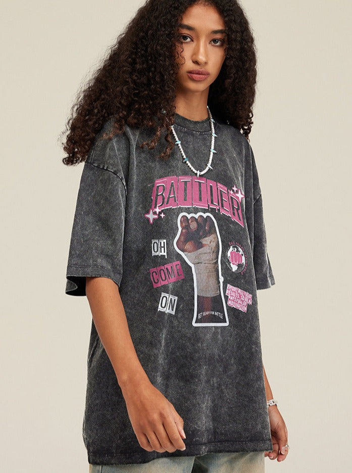 Ein T-Shirt mit entspanntem Schnitt