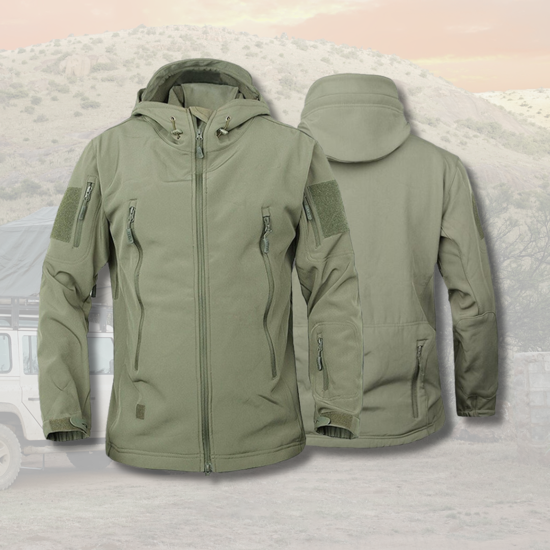 Outdoor-Jacke – mit Kapuze – taktisch – Windbreaker-Jacke – Herrenjacke