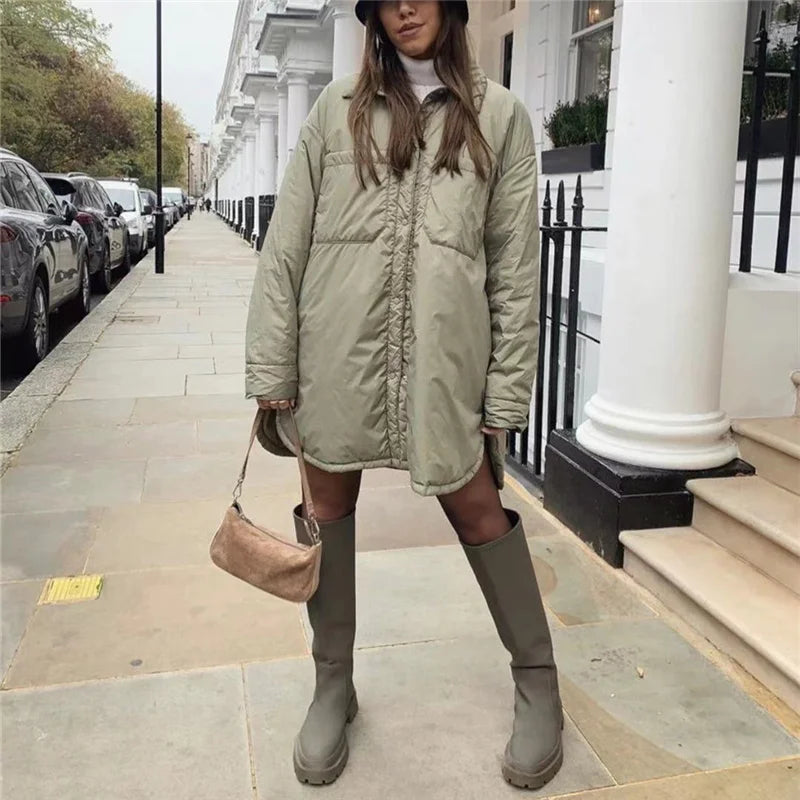 Lillymoda | Camilla - Warme Übergroße Jacke