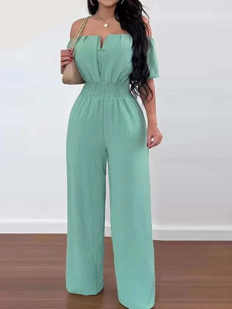 Esther - Einteiliger Off-the-Shoulder-Jumpsuit