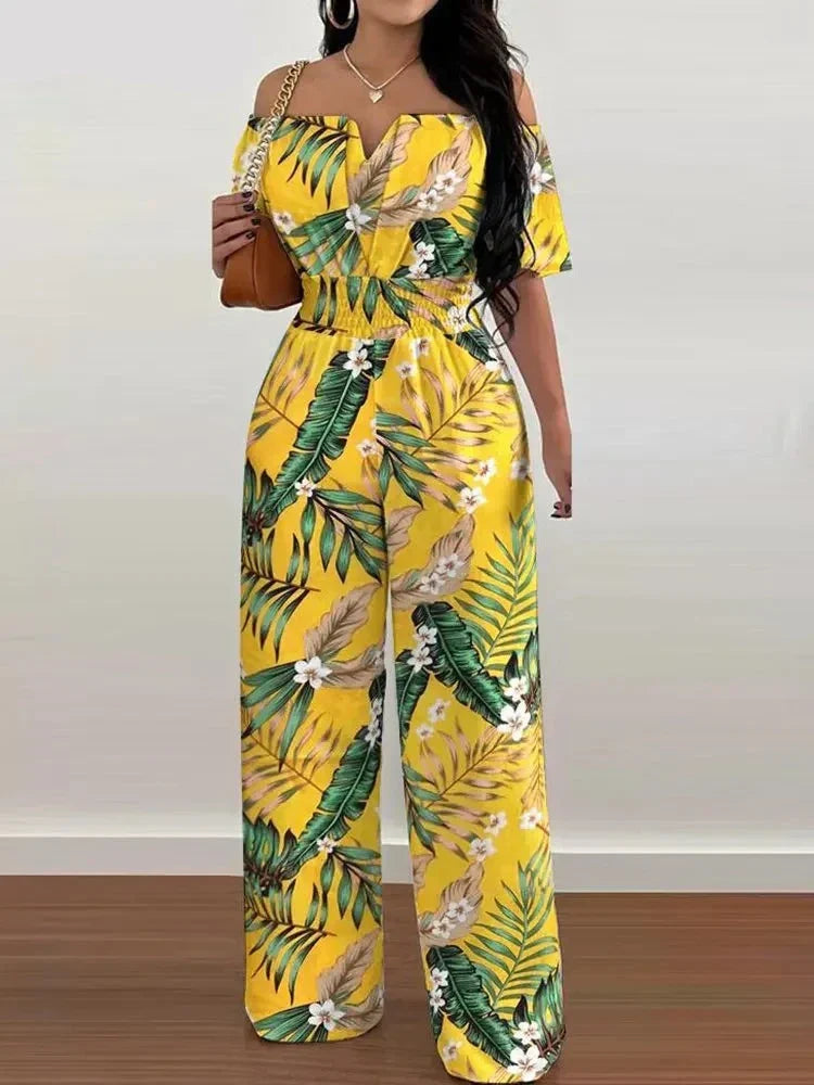 Esther - Einteiliger Off-the-Shoulder-Jumpsuit