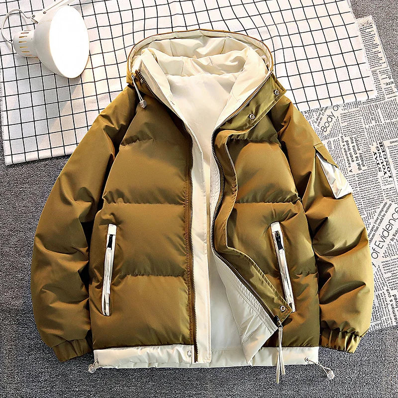 Pufferjacke - Kapuze - Warm - Daunenjacke - Winterjacken für Männer