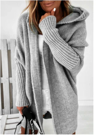 Fentons | Damen Lang Strickjacke | Warme