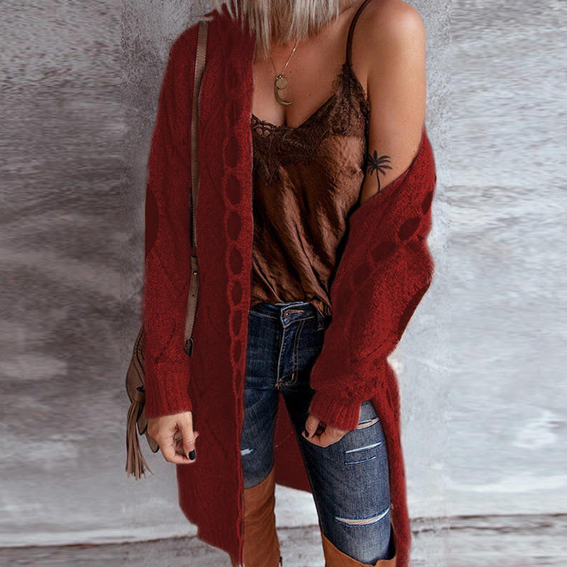 Lillymoda | Hailey - Lange Strickjacke