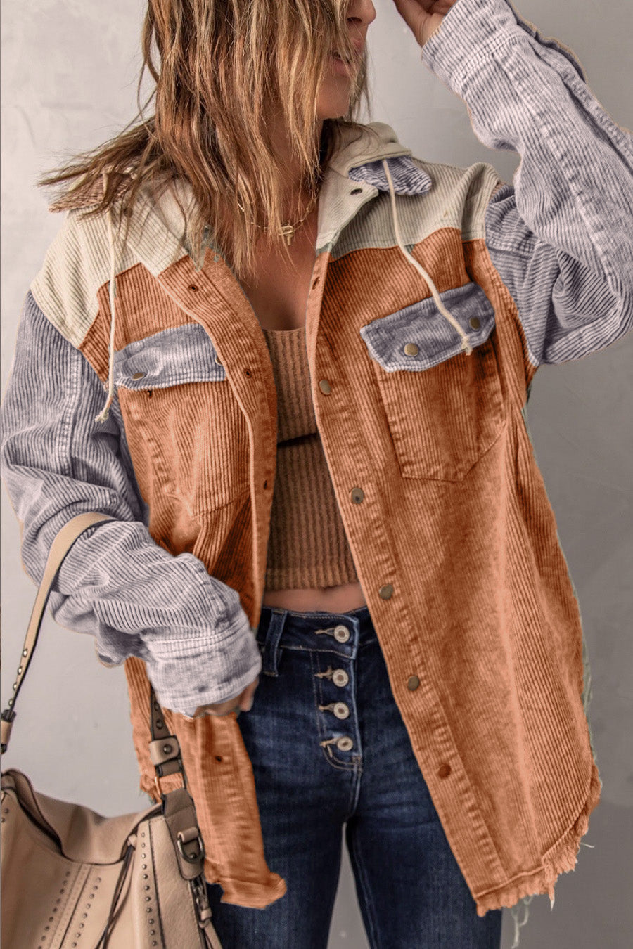 Lillymoda | Jordyn - Vintage Rib Samt Jacke