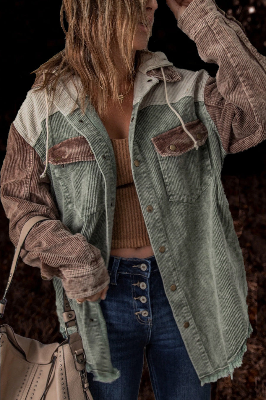 Lillymoda | Jordyn - Vintage Rib Samt Jacke