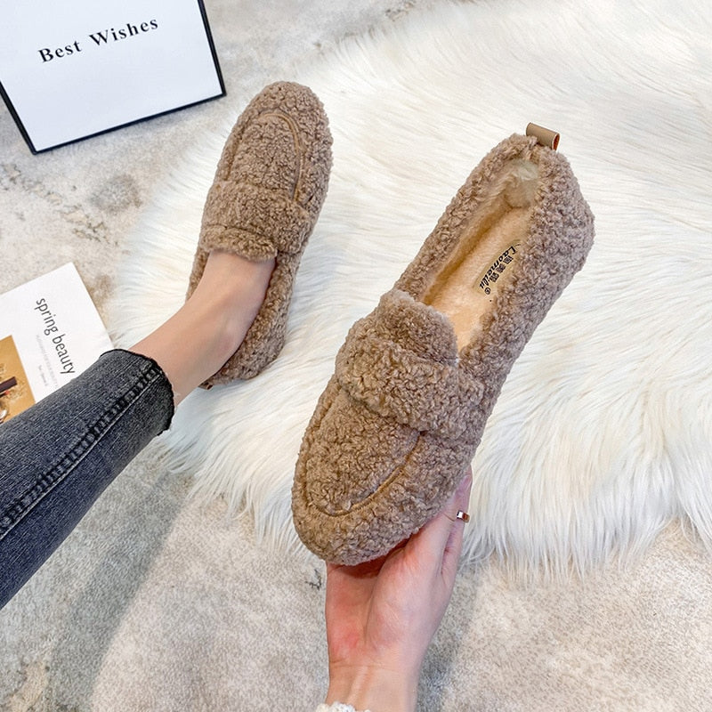 Anfisa - Plüsch-Pantoffel-Schuhe