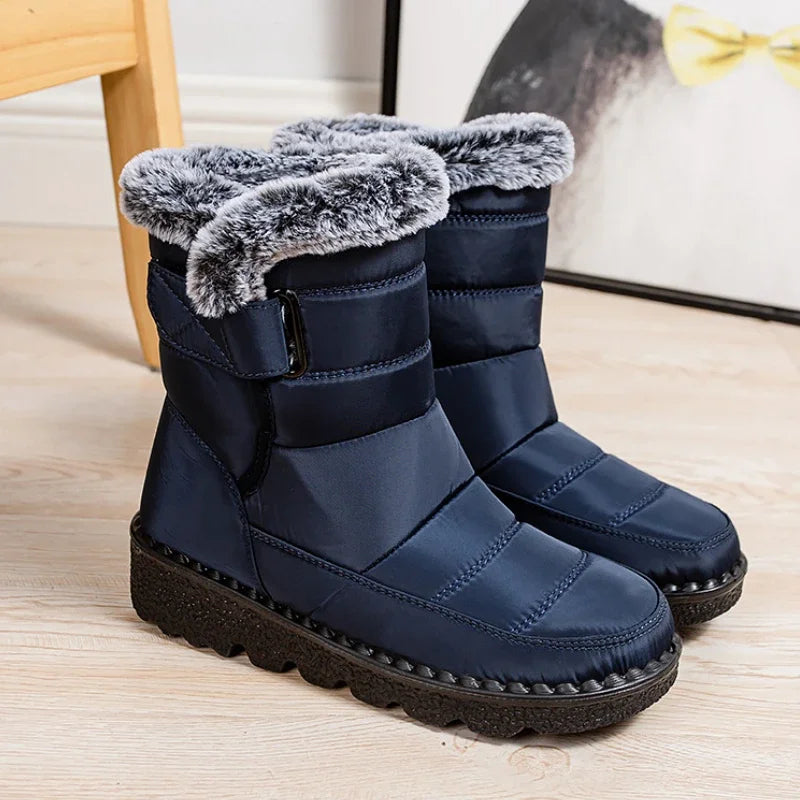 Lillymoda | Bethany - warme Plüschfellstiefel