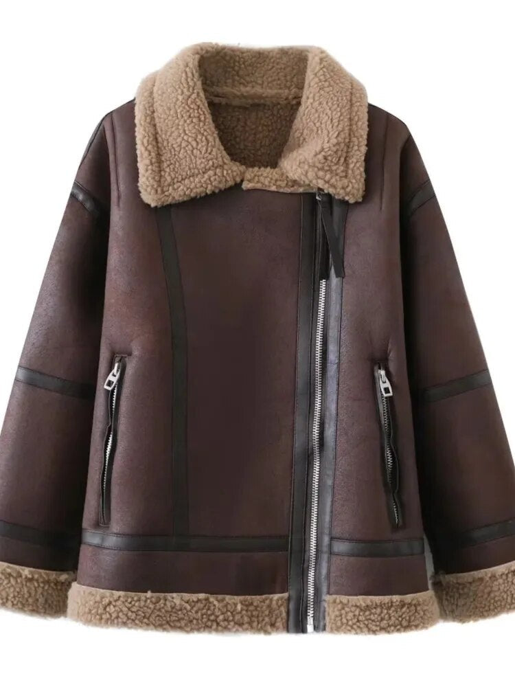 Lillymoda | Alice - Stylische Lederjacke