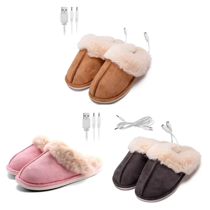 Lillymoda | HeatStep - plüschige beheizte Innenschuhe