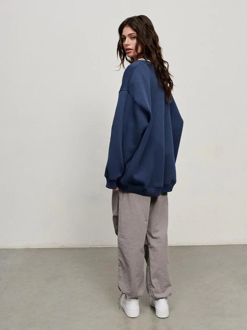 Schlichter Oversize Pullover – Komfort und Stil für jeden Tag - Carla