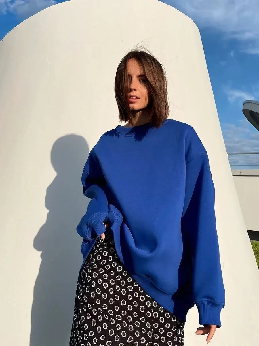 Schlichter Oversize Pullover – Komfort und Stil für jeden Tag - Carla