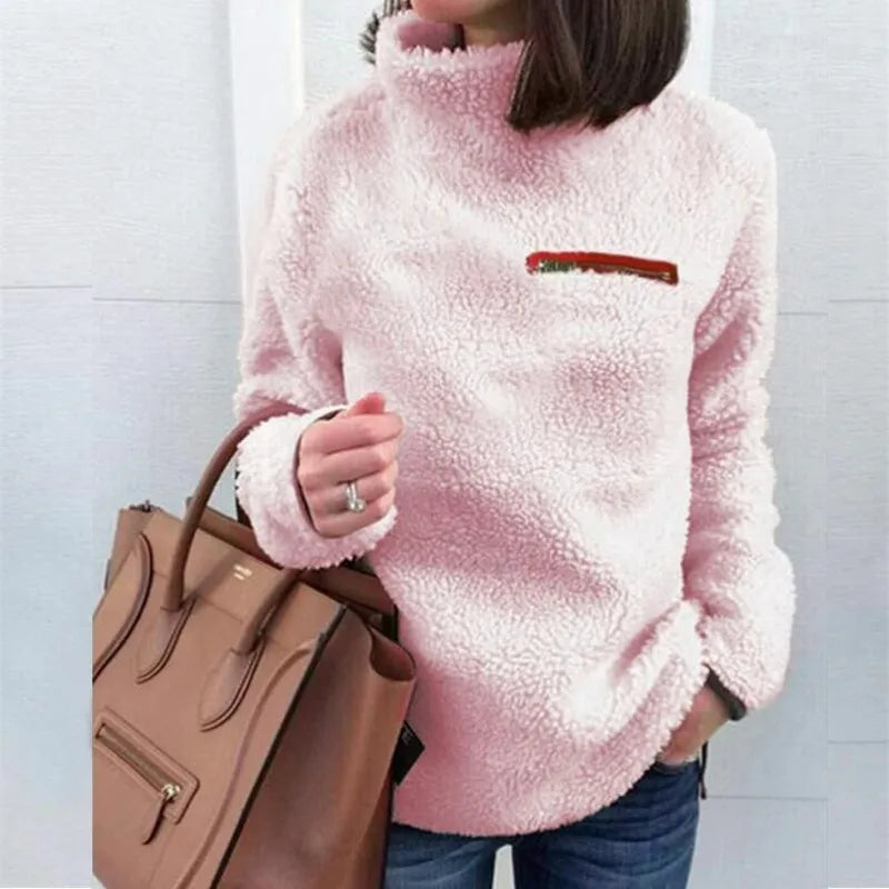 Lillymoda | Amelia - Entspannter Winter-Strickpullover