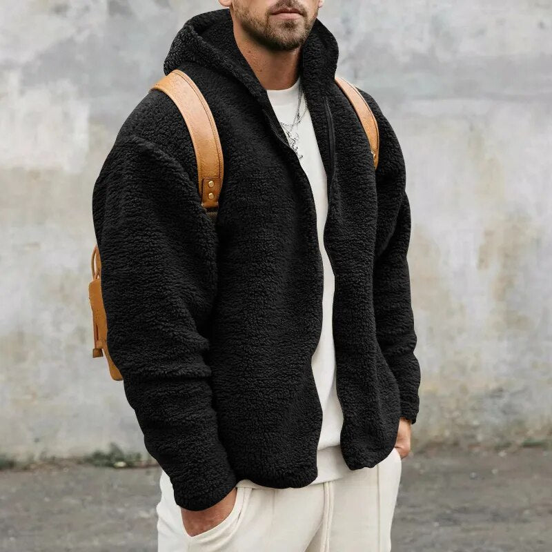 Lillymoda | Anthonio – Sherpa-Jacke mit Kapuze