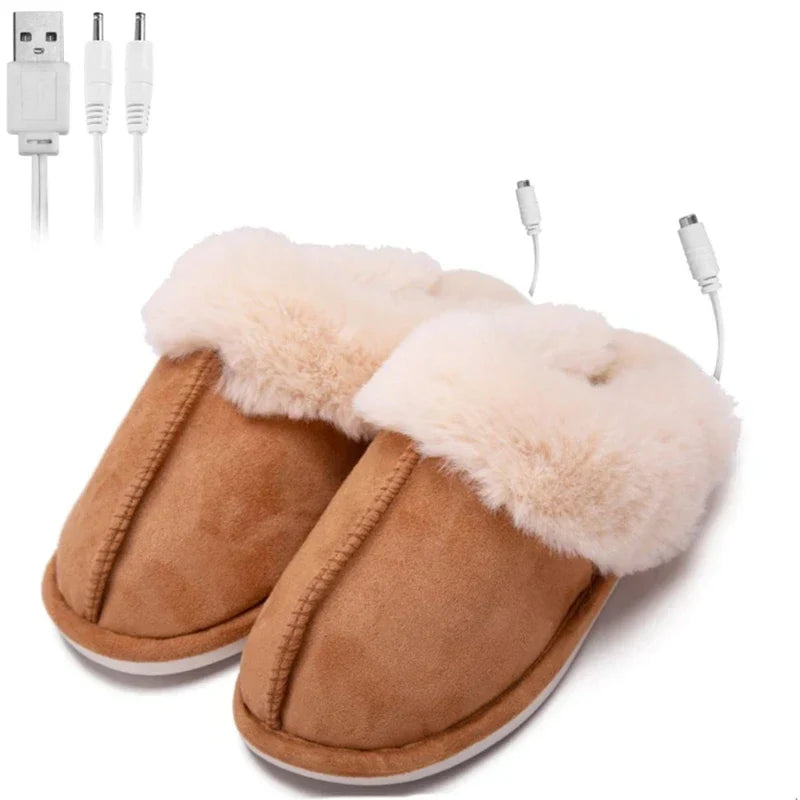 Lillymoda | HeatStep - plüschige beheizte Innenschuhe