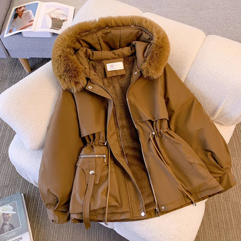 Lillymoda | Hazel - Stylische Winterjacke mit Fellfutter für Frauen