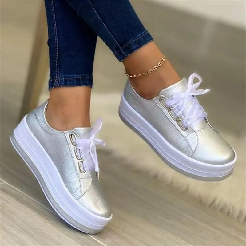 Lillymoda | Jasmine - Trendige Schnürschuhe