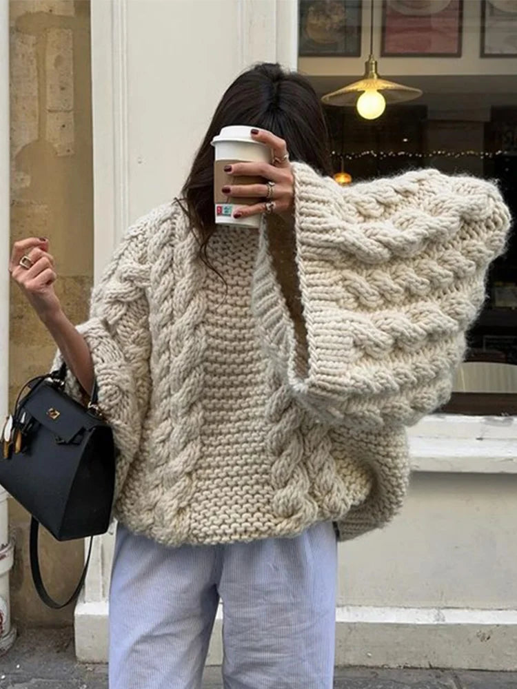 Lillymoda | Jazlyn – übergroßer weicher Strickpullover