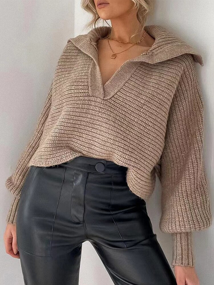 Lillymoda | Elise Retro Lose Pullover