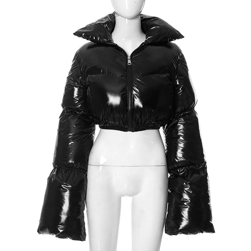 Lillymoda | Geneviève - Stilvolle gekröpfte Pufferjacke