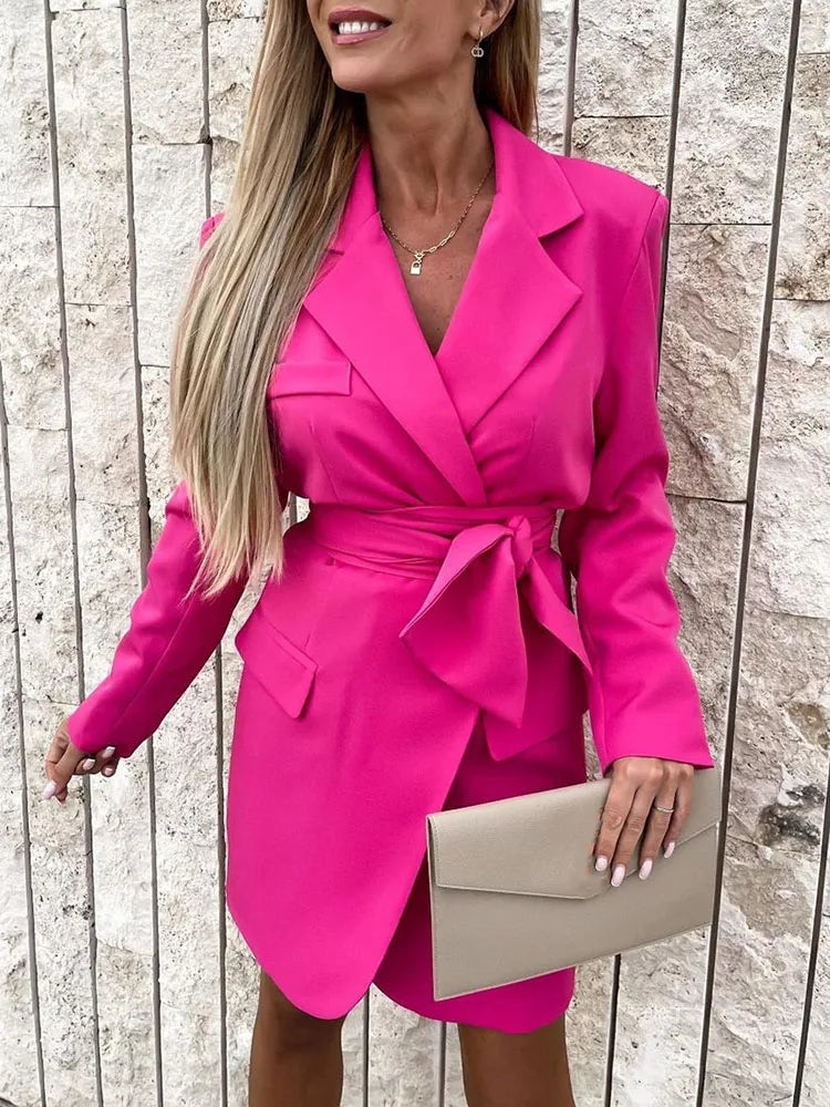 Lillymoda | Fatima - Business-Faltenkleid für Frauen