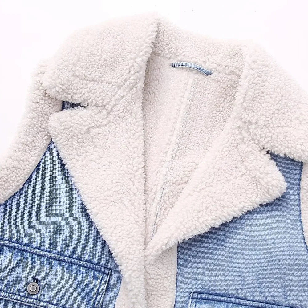 Lillymoda | Jamie - Ärmellose Denim Jacke