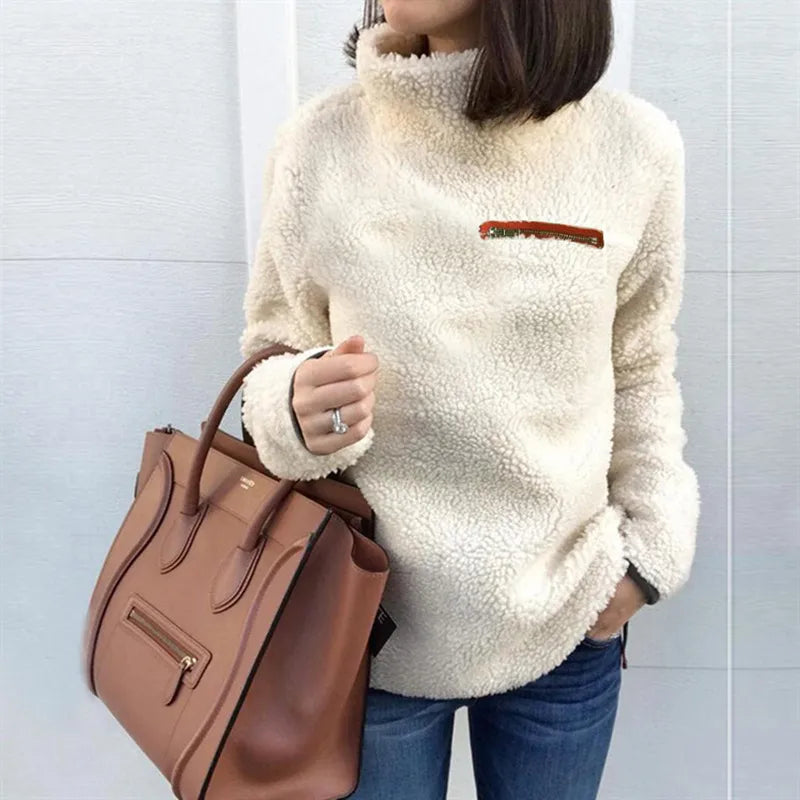 Lillymoda | Amelia - Entspannter Winter-Strickpullover