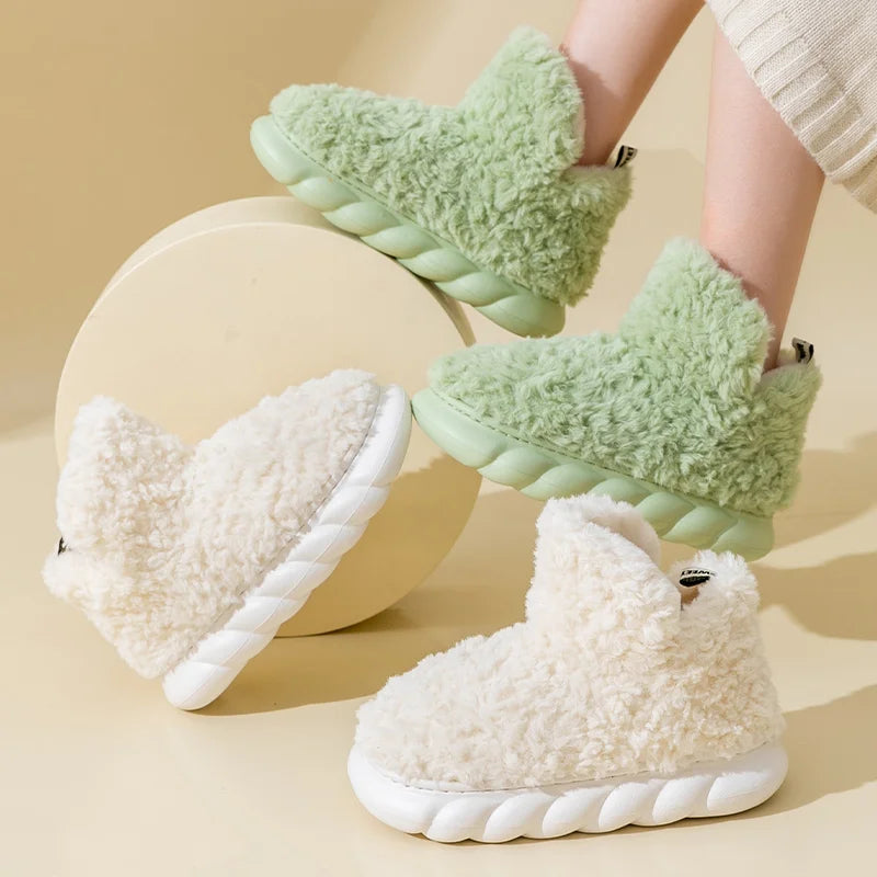 Lillymoda | FleeceStep - Warme Winter Plüschhausschuhe