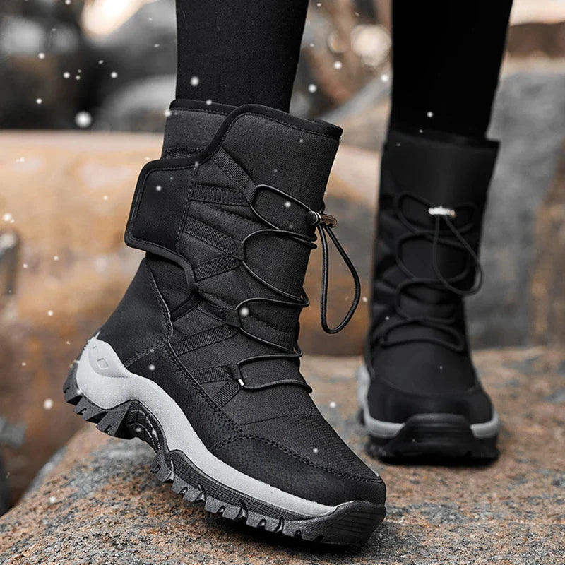 Lillymoda | Blaire - Dicke Plüsch Winterstiefel