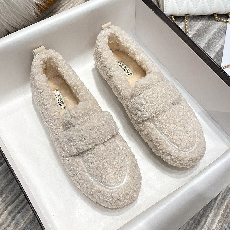 Anfisa - Plüsch-Pantoffel-Schuhe
